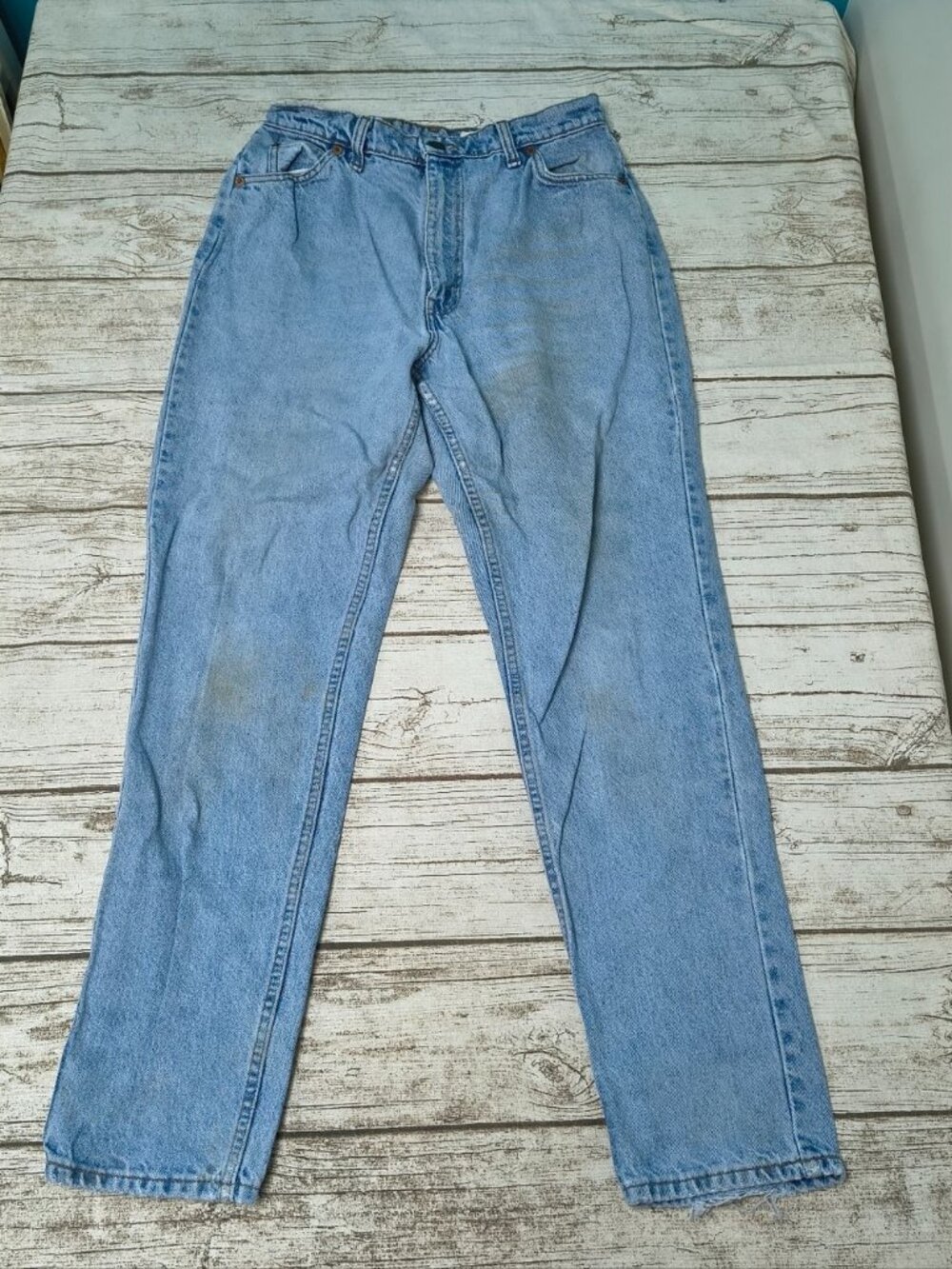 Vintage 70s Levi's Orange Tab Light Wash Jeans Made In Canada Size 31